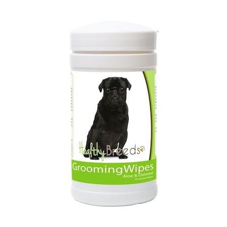 Healthy Breeds Healthy Breeds 840235151500 Pug Grooming Wipes 840235151500